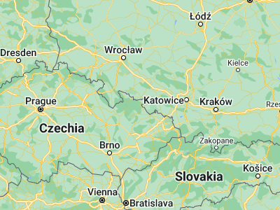 Map showing location of Město Albrechtice (50.16294, 17.57481)