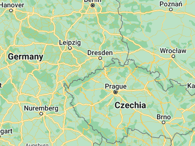 Map showing location of Meziboři (50.62115, 13.5987)