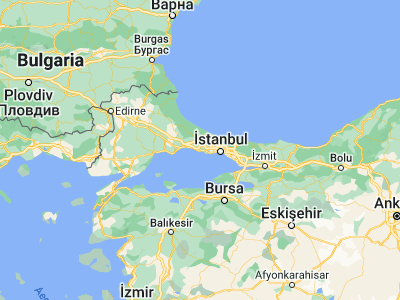 Map showing location of Mimarsinan (41.00315, 28.53768)