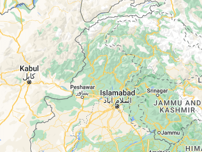 Map showing location of Mingāora (34.77584, 72.36249)