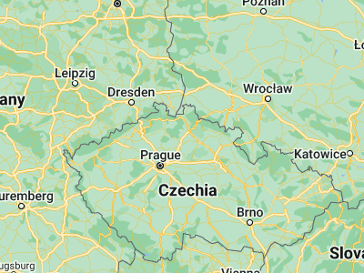 Map showing location of Mnichovo Hradiště (50.5272, 14.97134)