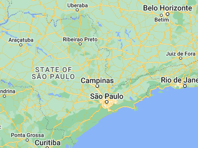 Map showing location of Mogi Mirim (-22.43194, -46.95778)