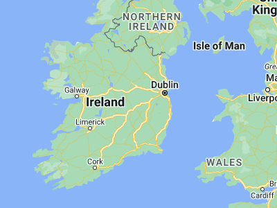 Map showing location of Monasterevin (53.14056, -7.06639)