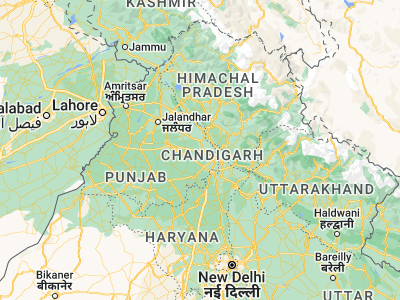 Map showing location of Morinda (30.78957, 76.49733)