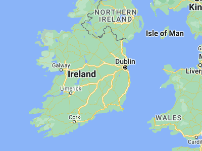 Map showing location of Mountmellick (53.11361, -7.32)