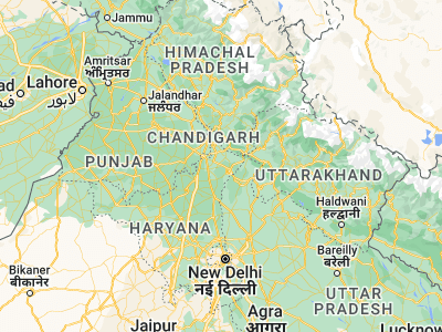 Map showing location of Mustafābād (30.20182, 77.14624)