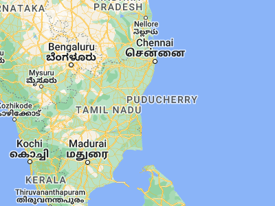 Map showing location of Nellikkuppam (11.76667, 79.68333)