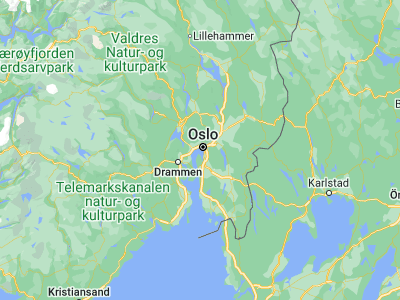 Map showing location of Nesoddtangen (59.86553, 10.6594)