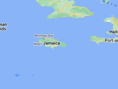 Map showing location of New Kingston (18.00747, -76.78319)