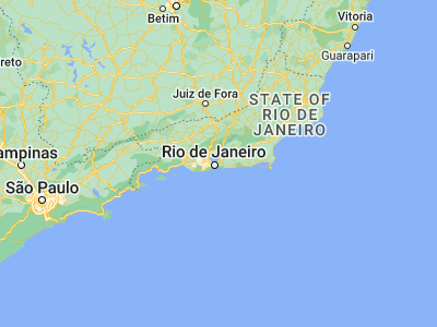 Map showing location of Niterói (-22.88333, -43.10361)