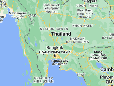 Map showing location of Nong Don (14.68488, 100.7094)