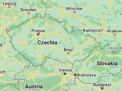 Map showing location of Nové Město na Moravě (49.56144, 16.07418)