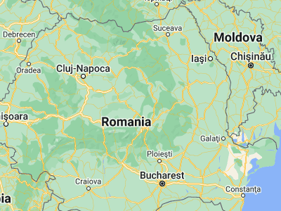 Map showing location of Ocland (46.16667, 25.41667)