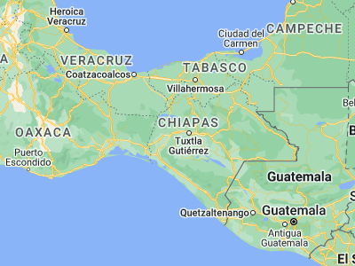 Map showing location of Ocozocuautla (16.75989, -93.37317)