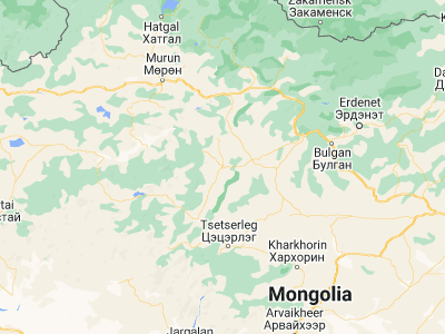 Map showing location of Öldziyt (48.52843, 101.37394)