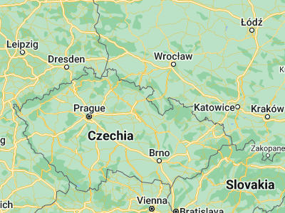 Map showing location of Opočno (50.26742, 16.1148)