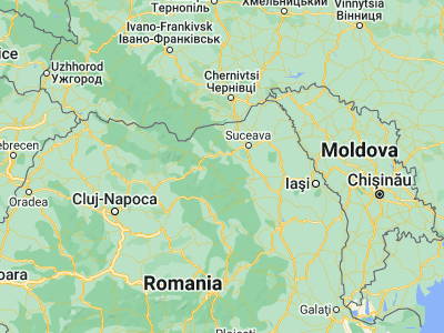 Map showing location of Ostra (47.4, 25.76667)