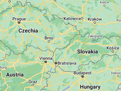 Map showing location of Ostrožská Nová Ves (49.00434, 17.43632)