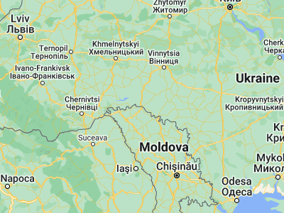 Map showing location of Otaci (48.43, 27.79389)