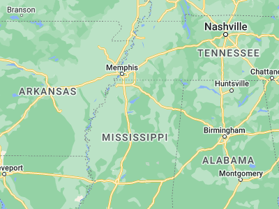 Map showing location of Oxford (34.3665, -89.51925)