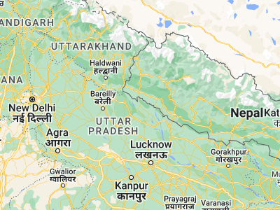 Map showing location of Paliā Kalān (28.43205, 80.58137)