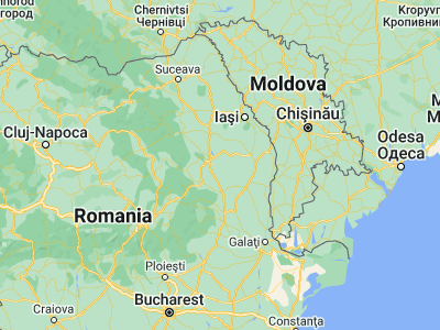 Map showing location of Parincea (46.48333, 27.1)