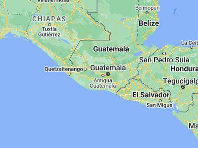 Map showing location of Patzicía (14.63167, -90.92694)