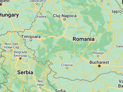 Map showing location of Petrila (45.45, 23.41667)