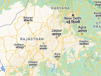 Map showing location of Phulera (26.87401, 75.24171)