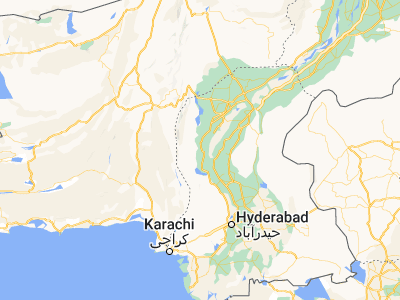 Map showing location of Phūlji (26.88251, 67.6807)