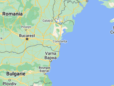 Map showing location of Poarta Albă (44.21667, 28.4)