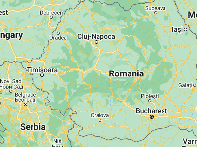 Map showing location of Poiana Sibiului (45.8, 23.73333)