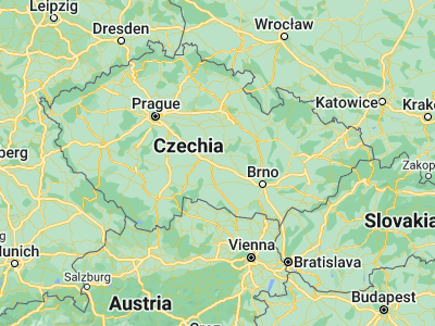 Map showing location of Polná (49.487, 15.71881)