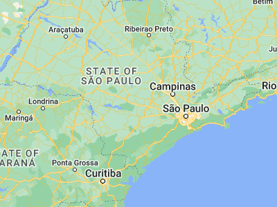 Map showing location of Porangaba (-23.17583, -48.125)
