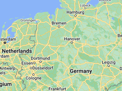 Map showing location of Porta Westfalica (52.23779, 8.91901)