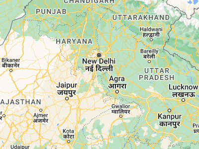 Map showing location of Punāhāna (27.86348, 77.20434)