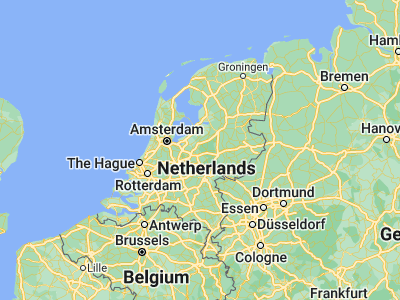 Map showing location of Putten (52.25917, 5.60694)