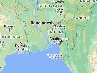 Map showing location of Rāmganj (23.1006, 90.84989)