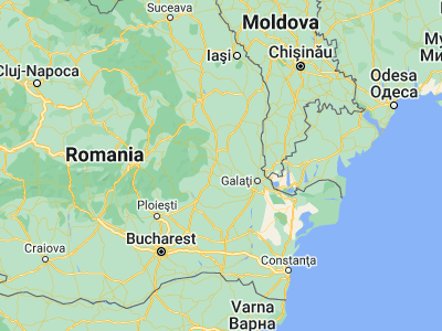 Map showing location of Răstoaca (45.65, 27.28333)