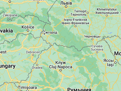 Map showing location of Remeţi (47.98333, 23.63333)