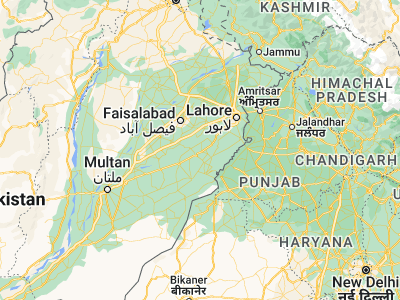 Map showing location of Renāla Khurd (30.88333, 73.6)