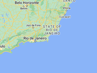 Map showing location of Rio das Ostras (-22.52694, -41.945)