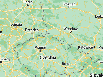 Map showing location of Rokytnice nad Jizerou (50.72561, 15.43357)