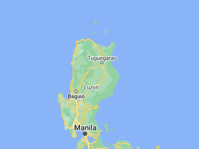 Map showing location of Roxas (17.11894, 121.62014)