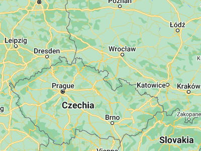 Map showing location of Rtyně v Podkrkonoší (50.50523, 16.07187)