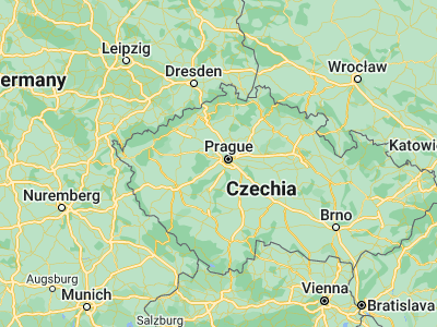 Map showing location of Rudná (50.03502, 14.23435)