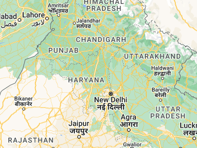 Map showing location of Safidon (29.40572, 76.6694)