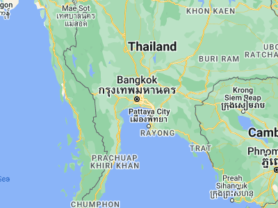 Map showing location of Samut Prakan (13.59934, 100.59675)