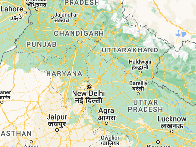 Map showing location of Sardhana (29.14614, 77.61266)