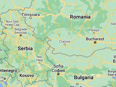 Map showing location of Seaca de Pădure (44.36667, 23.3)